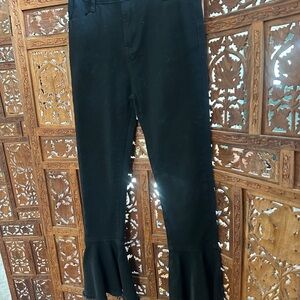 Hayden Elegant Black Wide Leg Jeans
